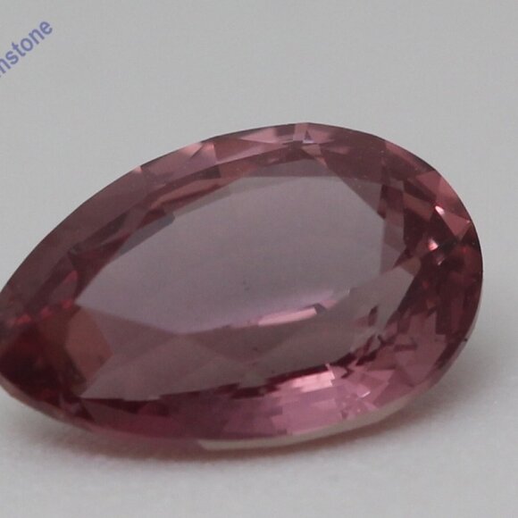 Pear Natural Loose Sapphire (1.72 Ct Brown Pink Vs2) Gia C53000122 - Picture 1 of 6
